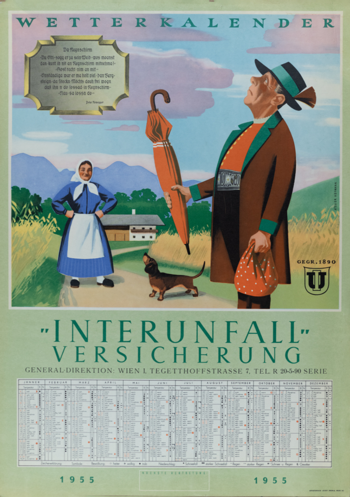 Versicherungswerbung 1955
