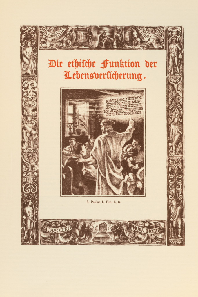 Versicherungswerbung früher