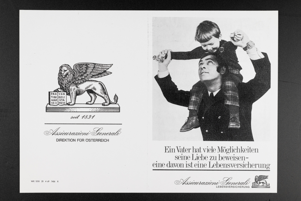 Versicherungswerbung früher